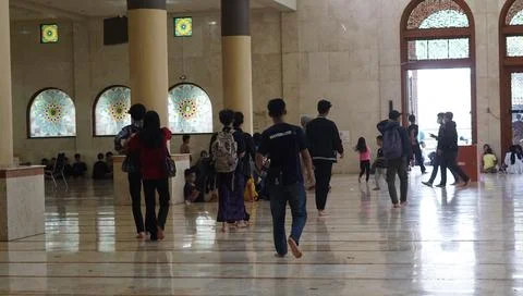 Bandung, West Java. May 26, 2023, the atmosphere of the Asia-Africa Bandung.. Stock-Fotos