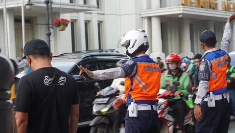 Bandung, West Java. May 26, 2023, the atmosphere of the Asia-Africa Bandung.. Stock Photos