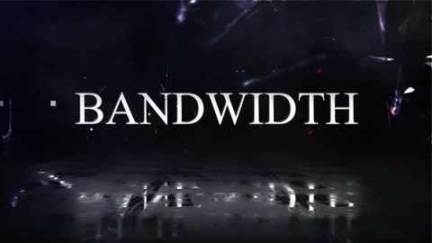 Bandwidth Technology Word Stock Footage 318780727