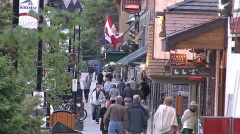 Banff - Alberta - Canada - HD Stock Footage 36076195