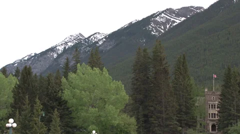 Banff - Alberta - Canada - HD Stock Footage 36175735