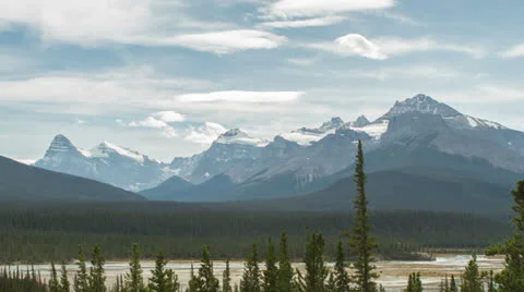 Banff Mountains timelapse 스톡 동영상 22633854
