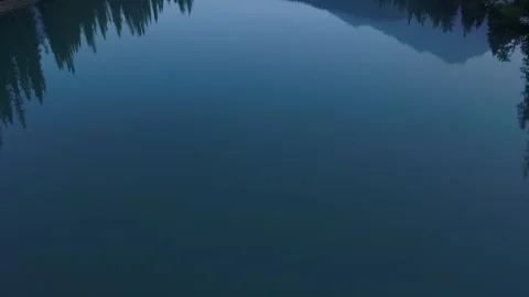 Banff Row River Stock Footage 255672646