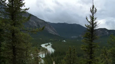 Banff scenic 2 Stock Footage 25563924