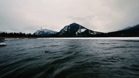 Banff Snowy River Stock Footage 130359852
