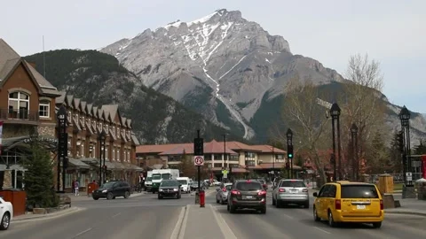 Banff trafic Stock Footage 155899011