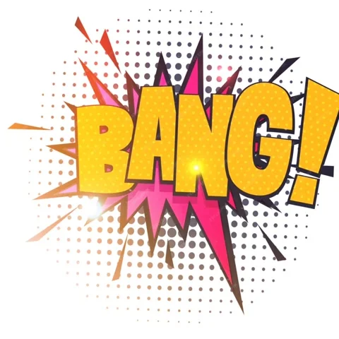 Bang! Comic Bubble Vector Animation Stock Footage 259338765