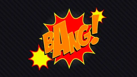 Bang! comic cloud. Stock Illustration