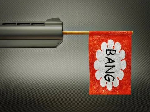 Bang Stock Illustration