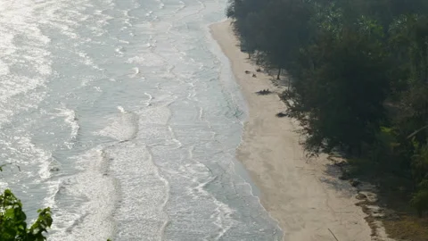 Bang Pu Beach, Sam Roi Yot District. Thailand. Stock Footage 304217043