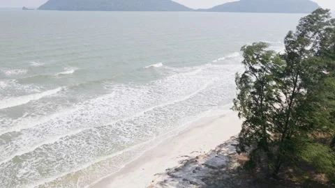 Bang Pu Beach, Sam Roi Yot District. Thailand. Stock Footage 304218826