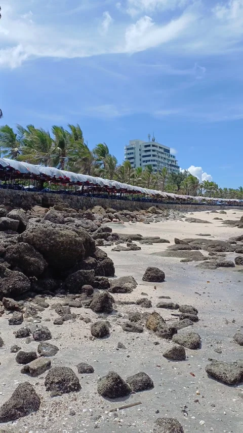 Bang Saen Beach Stock Footage 276877497