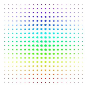 Bang Shape halftone Spectral effect Stock Illustration