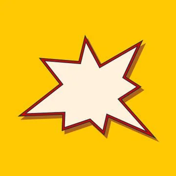 Bang speech bubble comic sign Stockillustratie