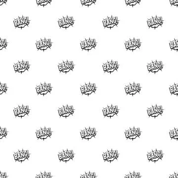 Bang, speech bubble explosion pattern vector 스톡 일러스트