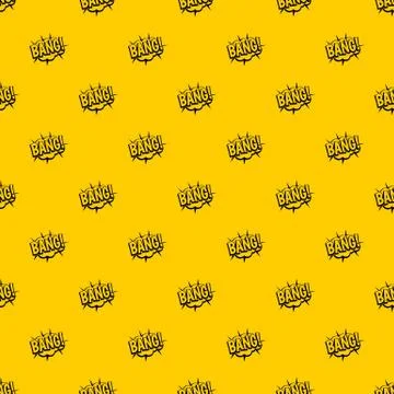 Bang, speech bubble explosion pattern 스톡 일러스트