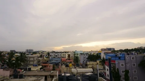 Bangalore Evenings Stock Footage 112239632