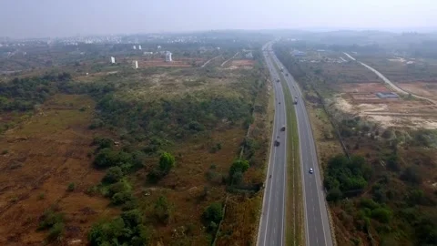 Bangalore Ring Road Stock Footage 253504029