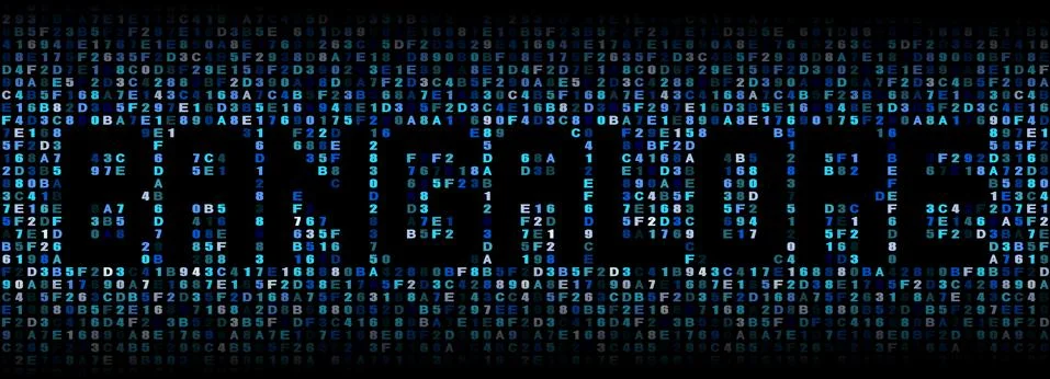 Bangalore text on hex code illustration Stock-Illustration