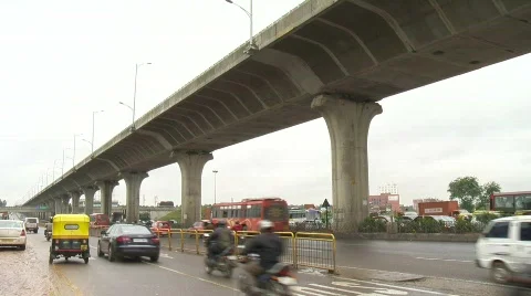 Bangalore traffic reverse Stockbeeldmateriaal 865947