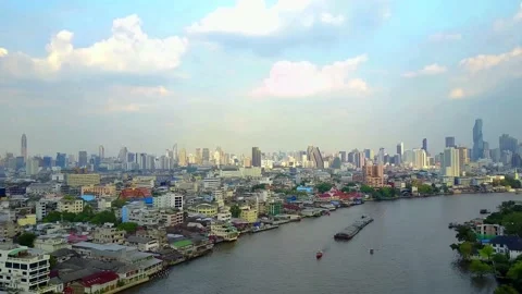 Bangkog Skyline Sub 01 Stock Footage 135555362