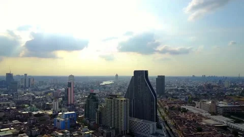 Bangkog Skyline Sub 07 Stock Footage 135555726