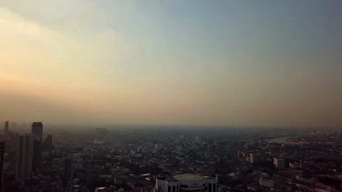 Bangkog Skyline Sub 12 Stock Footage 135554127