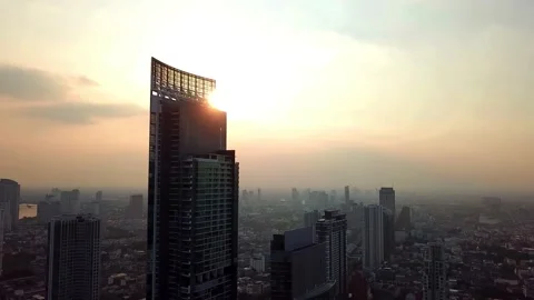 Bangkog Skyline Sub 14 Stock Footage 135554255