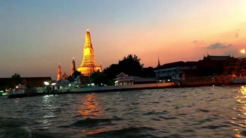 Bangkog Skyline Sub 18 Stock Footage 135554368