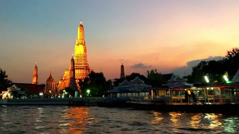 Bangkog Skyline Sub 19 Stock Footage 135554353
