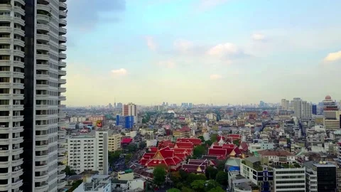 Bangkog Skyline Sub 21 Stock Footage 135554442