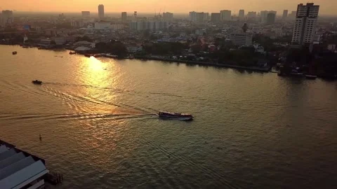 Bangkog Skyline Sub 26 Stock Footage 135554668