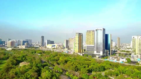 Bangkog Skyline Sub 28 Stock Footage 135554774