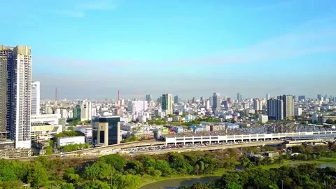 Bangkog Skyline Sub 29 Stock Footage 135554742