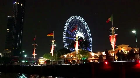 Bangkog Skyline Sub 39 Stock Footage 135555291