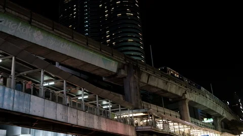 Bangkok BTS Train 库存影片 88951748