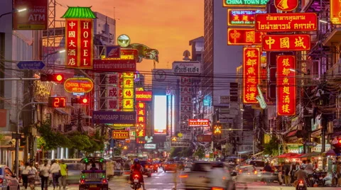 Bangkok Chinatown Vidéo 56712432
