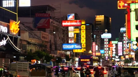 Bangkok Chinatown Видео 334122267