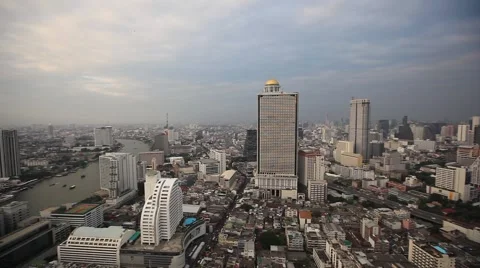Bangkok city SKYSCRAPER VIEW Stock-Footage 61833562