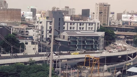 Bangkok cityscape on April, 28 in 2026. Stock Footage 340949953