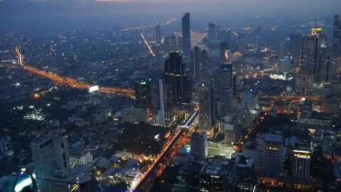 Bangkok Cityscape Video stock 107824017