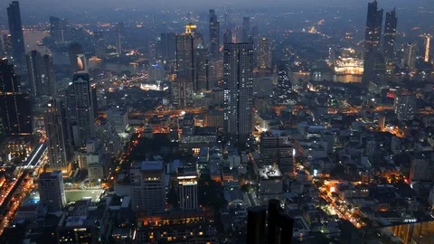 Bangkok Cityscape Stock-Footage 107824094