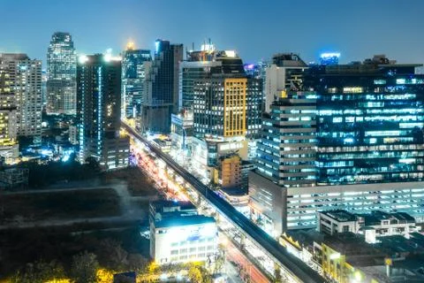 Bangkok cityscape Foto stock