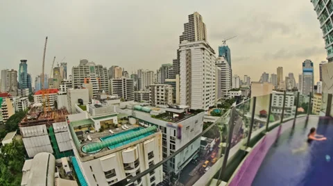 Bangkok Cityscape Time Lapse Stock Footage 31848349