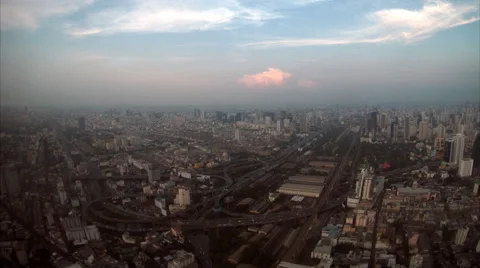 Bangkok cityscape , time lapse Stock-Footage 62815978