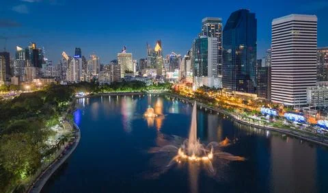 Bangkok Evening Foto stock