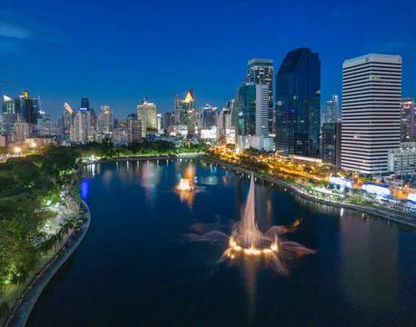 Bangkok Evening Foto stock