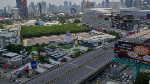 Bangkok Freeway View Stock Footage 80016241
