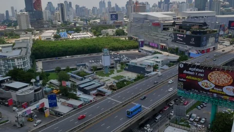 Bangkok Freeways Stock Footage 80016706