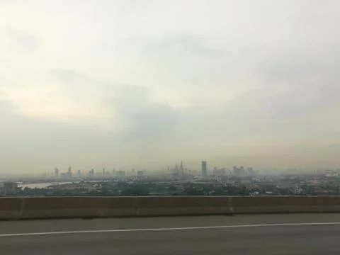 Bangkok from high angle. Stock Photos